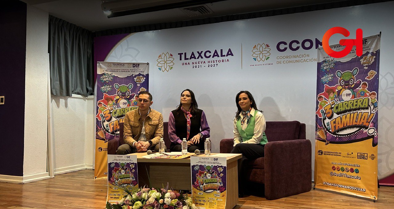 Anuncian la Tercera Carrera de la Familia en Tlaxcala con obstáculos y fiesta de colores